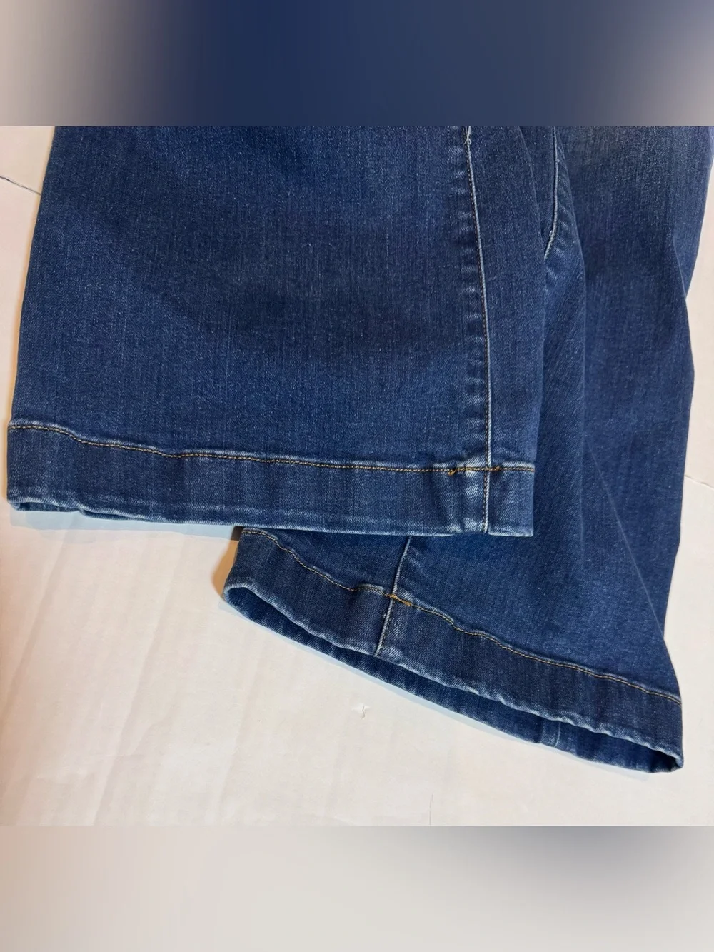 Duluth Trading Women Bootcut Jeans 14 Dark Wash Western Cowgirl Ranch Stretch